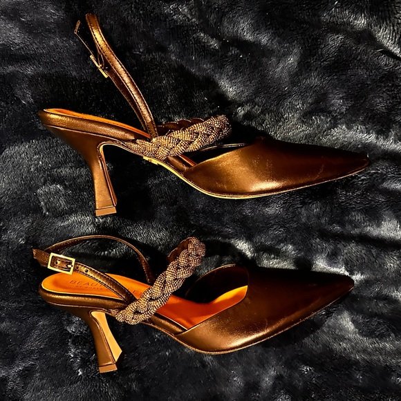 Celine by Beautiisoles - Italian Leather Slingback - Size 7.5 - Picture 2 of 5